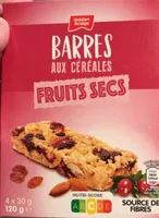 Barres aux céréales fruits secs