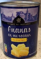 Ananas en morceaux au sirop léger