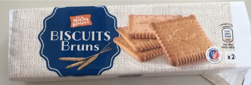Biscuits bruns