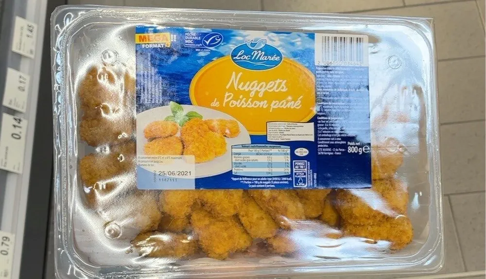 Nuggets de poisson pané