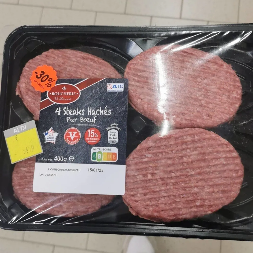 4 steack haché