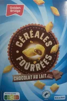 Céréales fourrées chocolat au lait