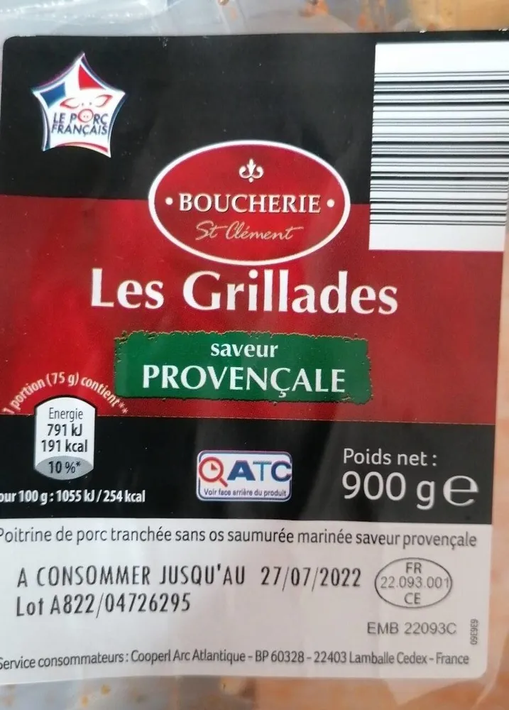 Grillades saveur provençale