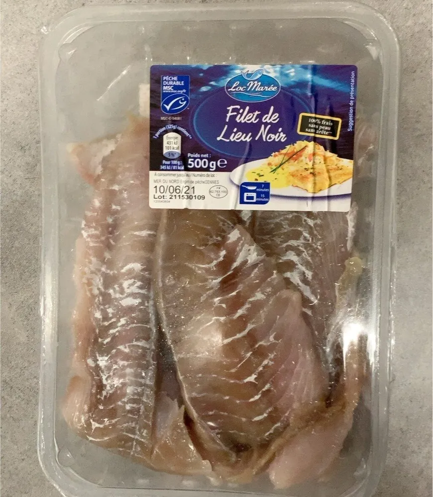 Filet de lieu noir