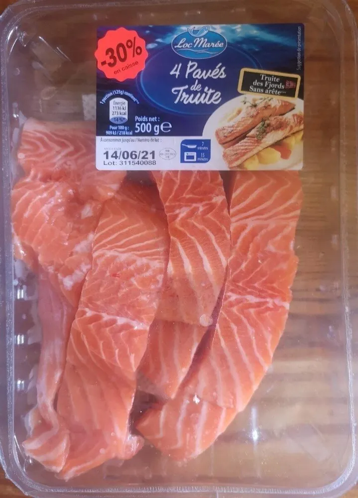 4 Pavés de Truite