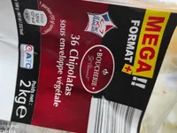 36 chipolatas sous enveloppe végétale