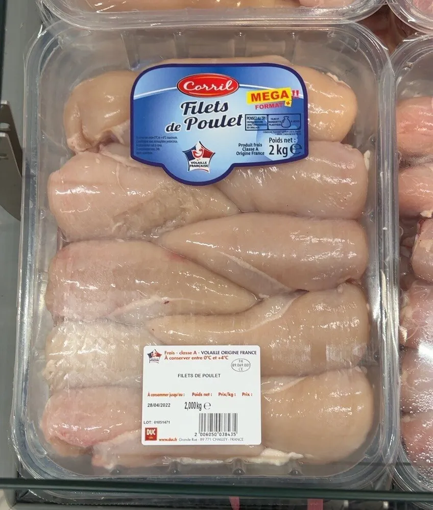 Filets de poulet