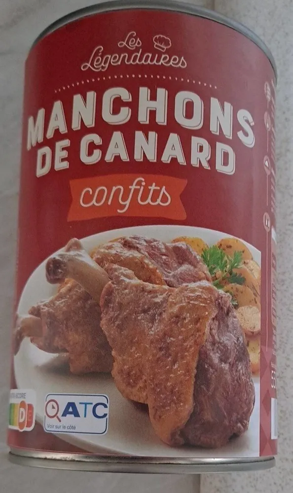 Manchons de canard confits