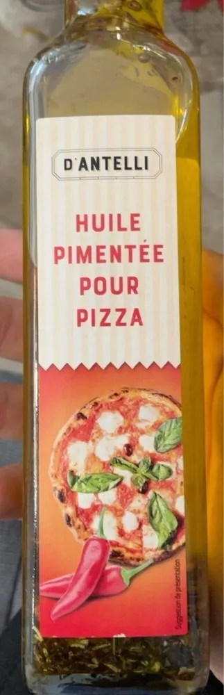 Huile pimentée pour pizza