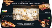 Stollen au Massepain et Cerises Confites
