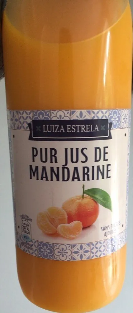 Pur jus de mandarine