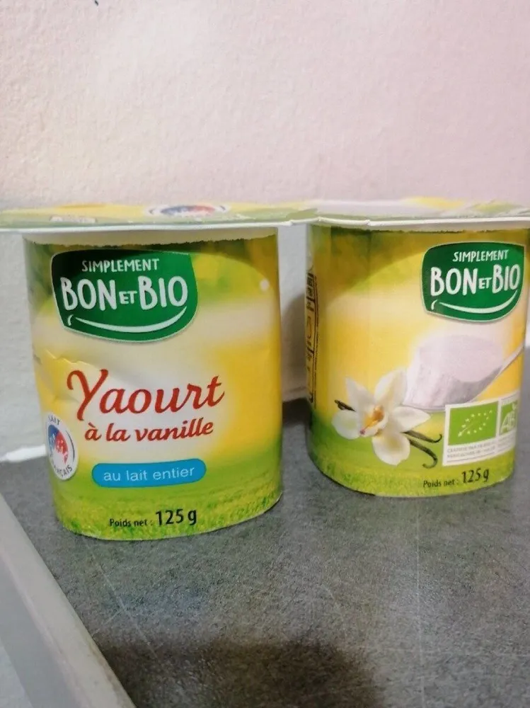 Yaourt à la vanille bio