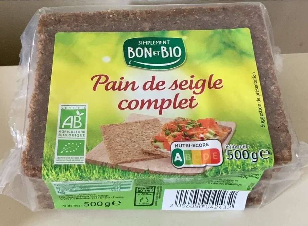 Pain de seigle complet