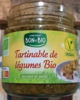 Tartinable de légumes Bio epinard et persil