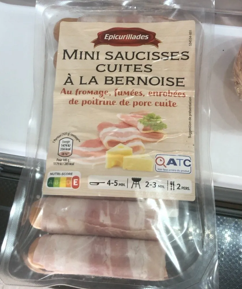 Mini saucisses cuites a la bernoise