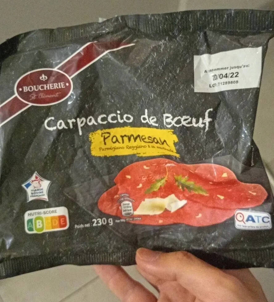 Carpaccio de bœuf