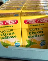 Feel free bonbons saveur citron melisse