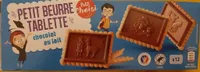 Petit beurre tablette chocolat au lait