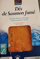 Dés de saumon fumé