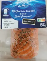 Rôti farci au saumon et aux Saint Jacques