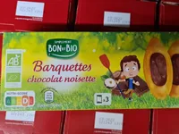 Barquettes chocolat noisette