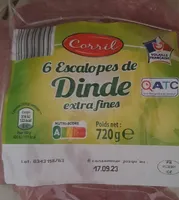6 escalopes de dinde extra fines