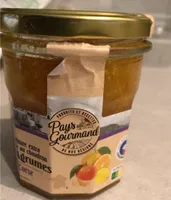 Confiture extra cuite au chaudron trois agrumes de Corse