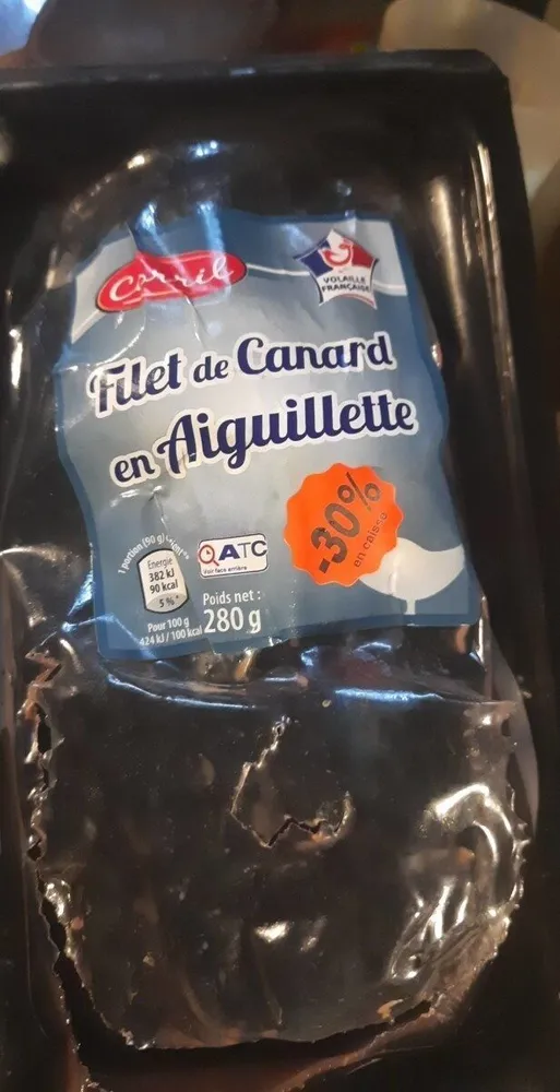 Filet de canard en aiguillettes