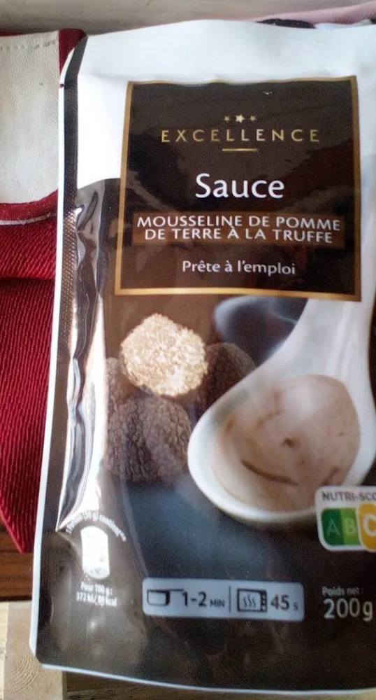 Sauce mousseline de pommes de terre à la truffe