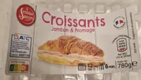 Croissant jambon fromage