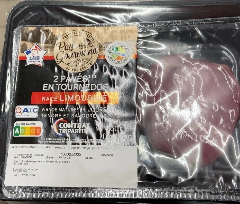Pavés en tournedos