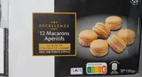 Macarons apéritifs au bloc de foie gras de canard