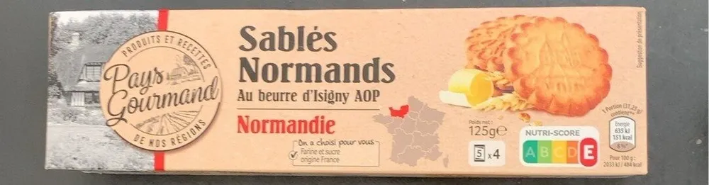 Sablés Normand au beurre d'Isigny AOP