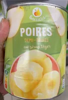 Poires demi-fruit au sirop léger