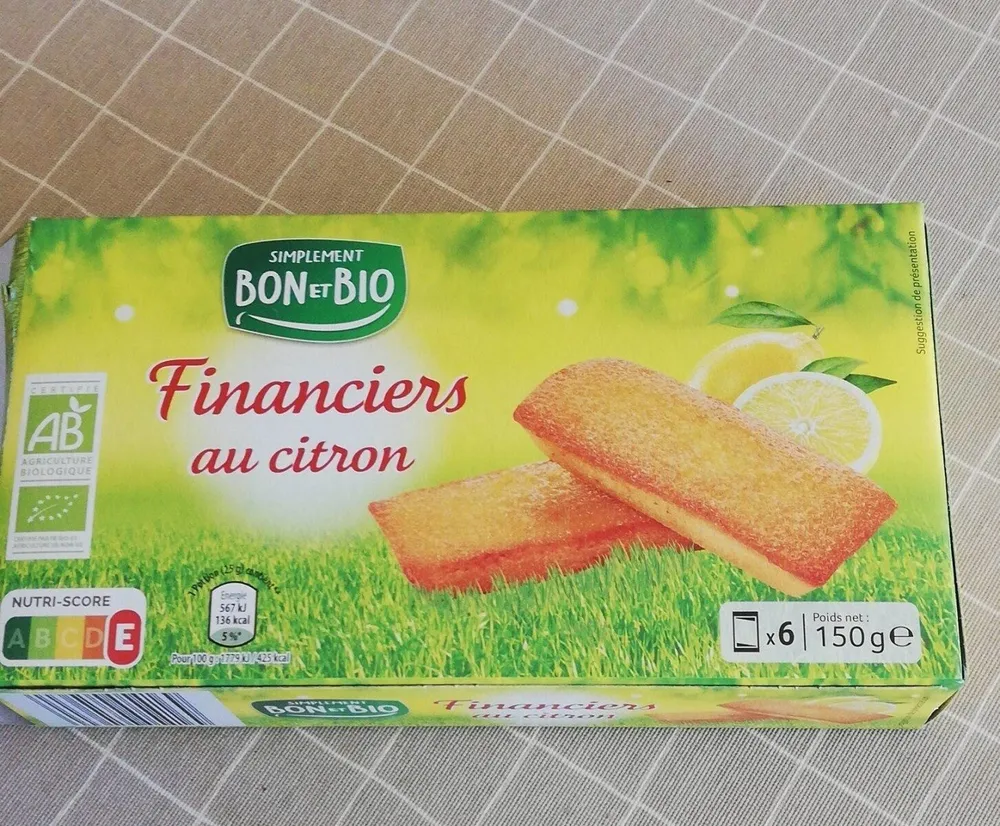 Financiers au citron