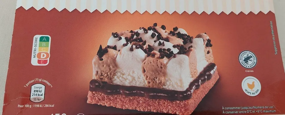 Dessert praliné