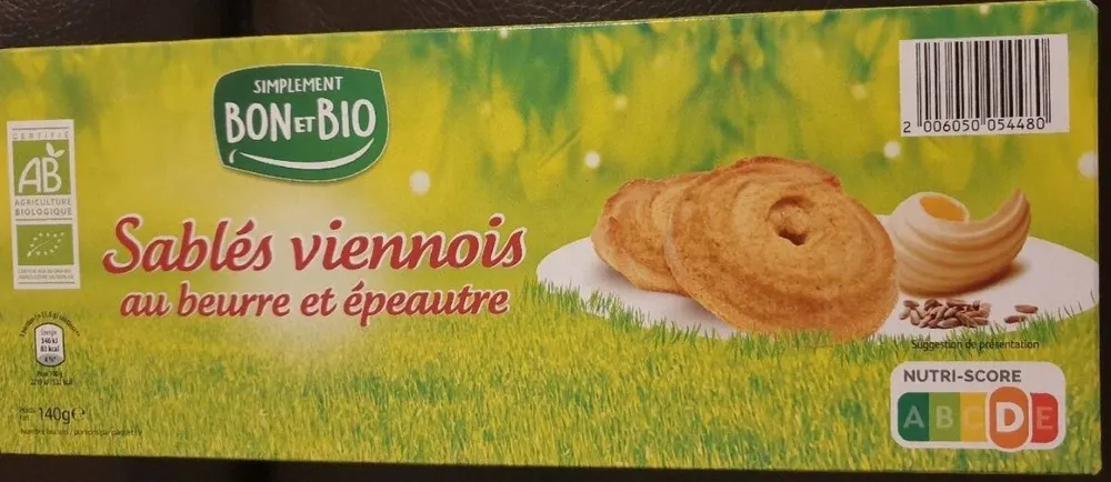 Sablés viennois au beurre et épeautre