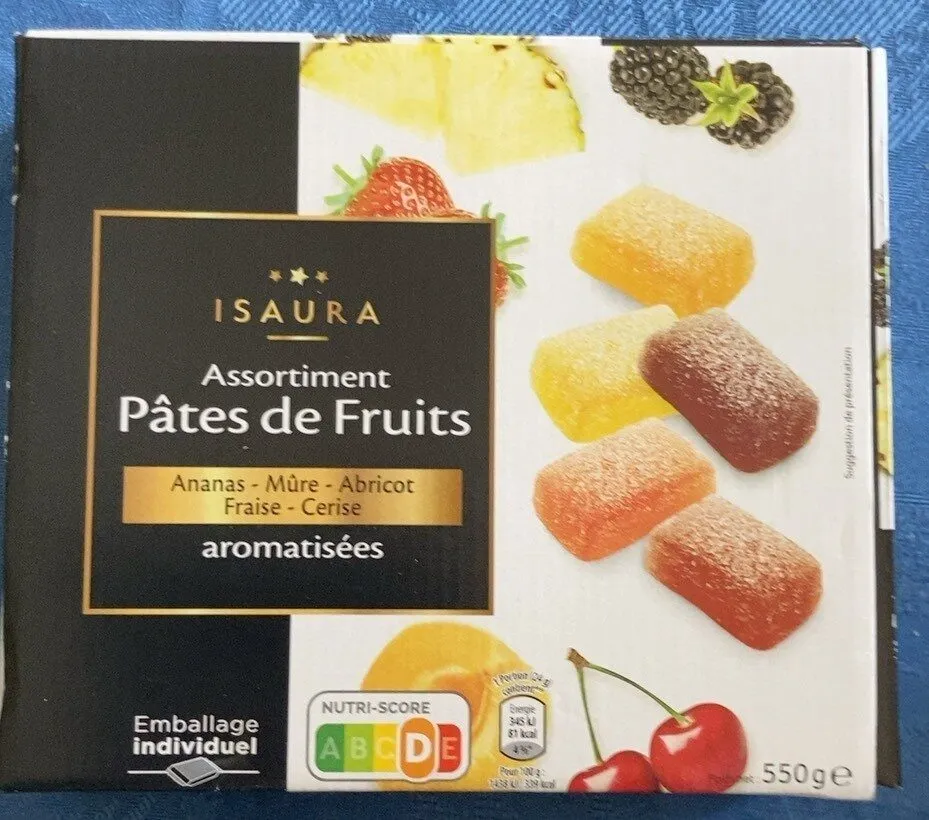 Assortiment pates de fruits