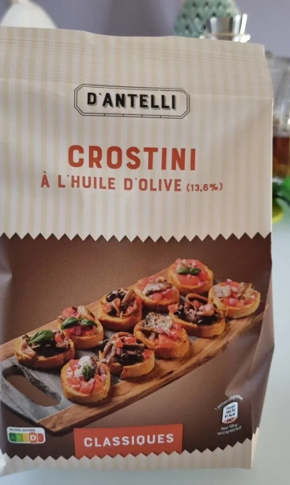 Crostini à l huile d olive