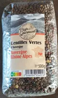 Lentilles vert d'Auvergne