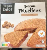 Gâteau Moelleux aux noix