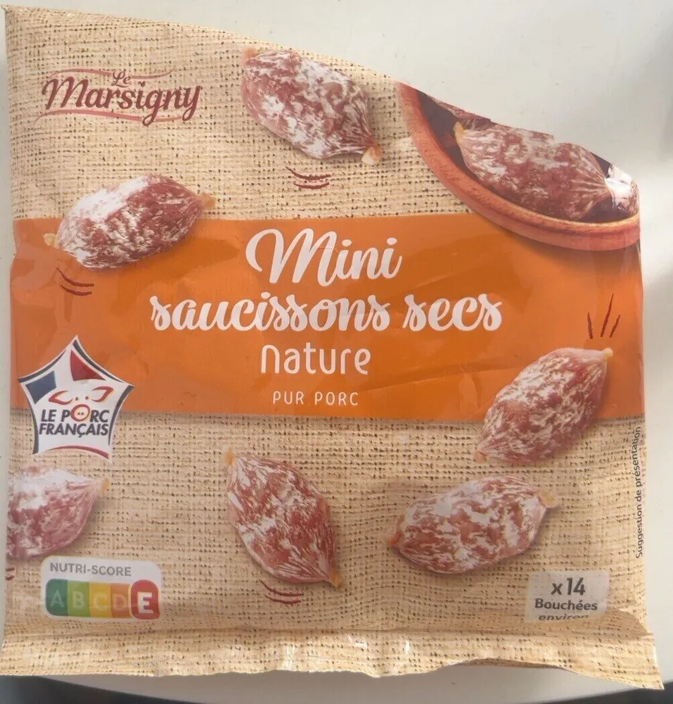 Mini saucissons secs nature