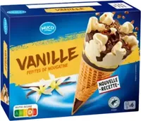 CONES VANILLE  PETITES NOUGATINE