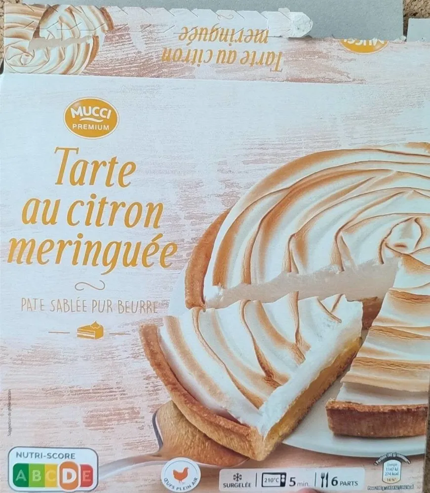 Tarte au citron meringuée