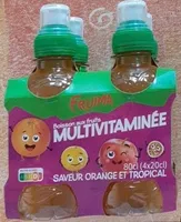 Boisson aux fruits multivitaminée  orange et tropical