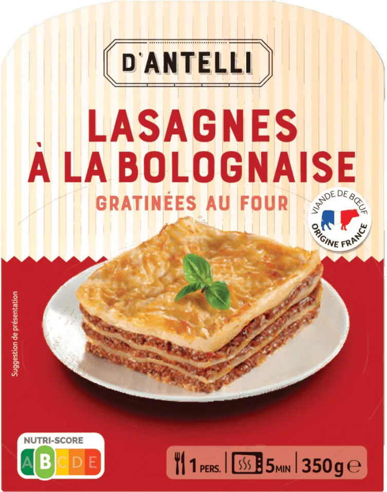 Lasagnes à la bolognaise