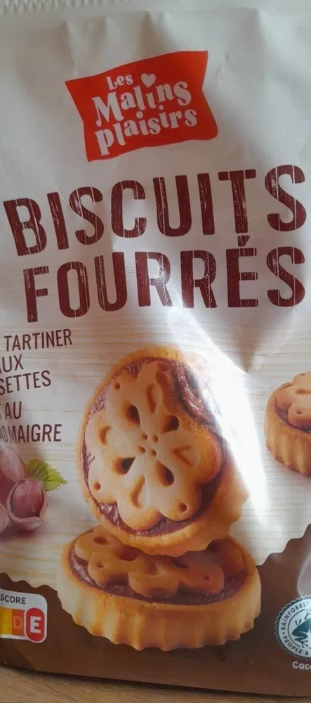 Biscuits fourrés