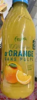 Jus d’orange sans pulpe