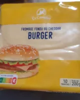 Fromage fondu au cheddar burger