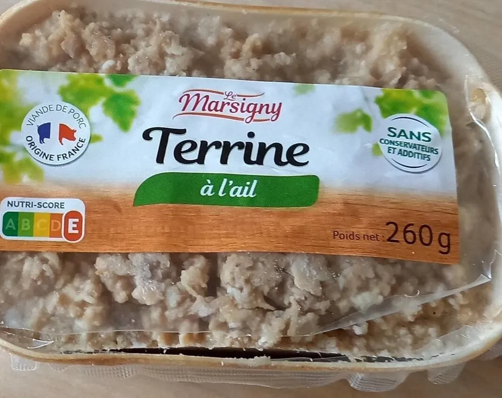 Terrine à l'ail